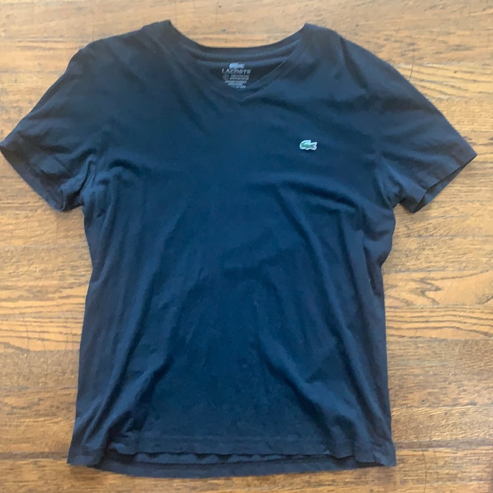 Lacoste V-neck Pima Cotton TShirt